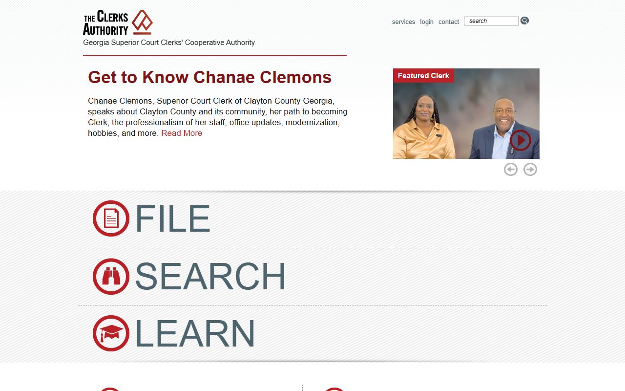 Pierce County court records GSCCCA statewide clerk services