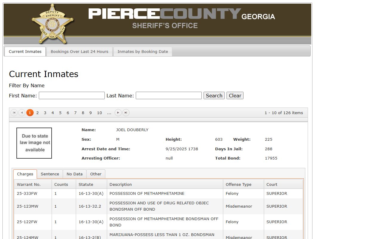Pierce County inmate records roster source