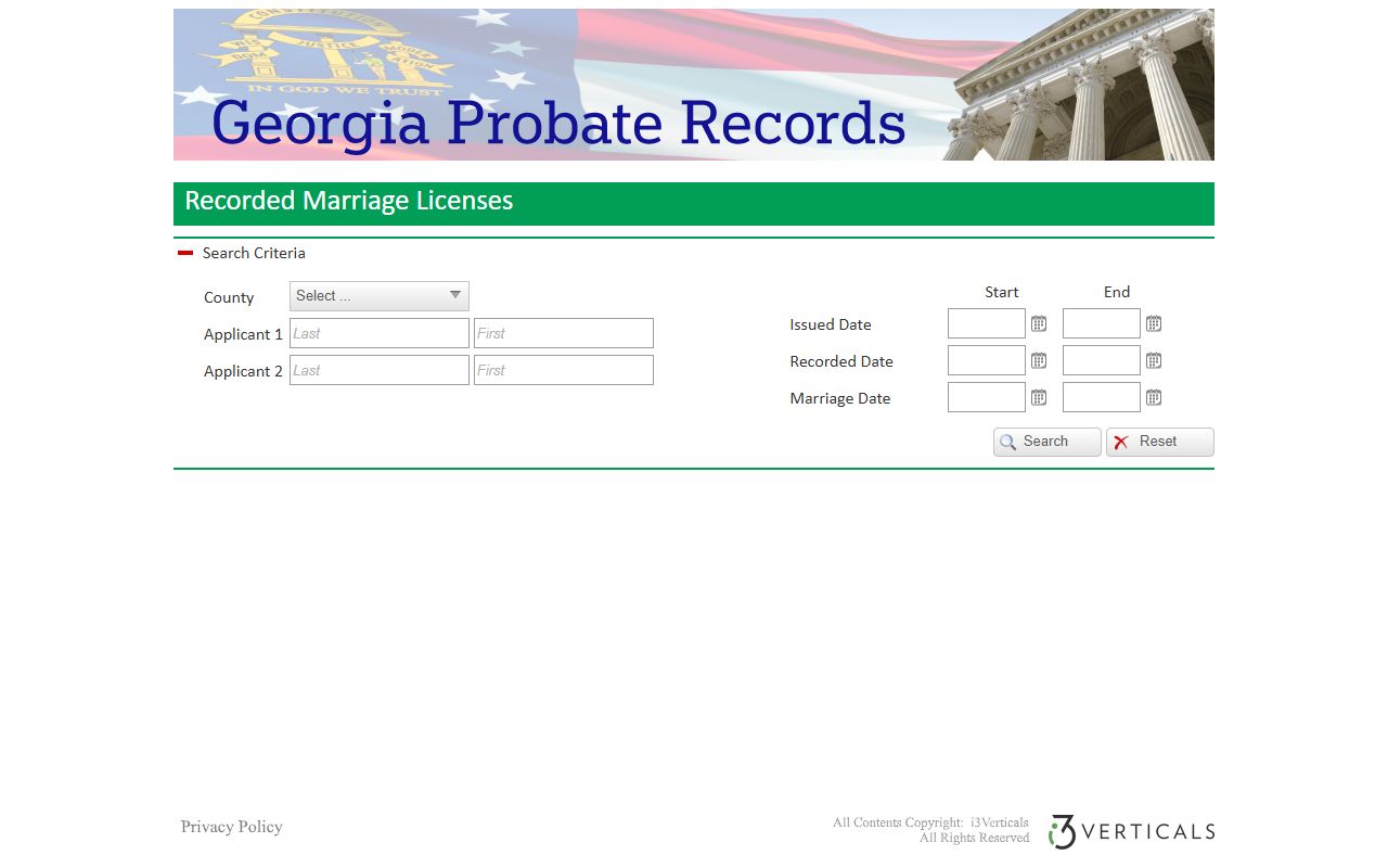 Pierce County marriage records search portal