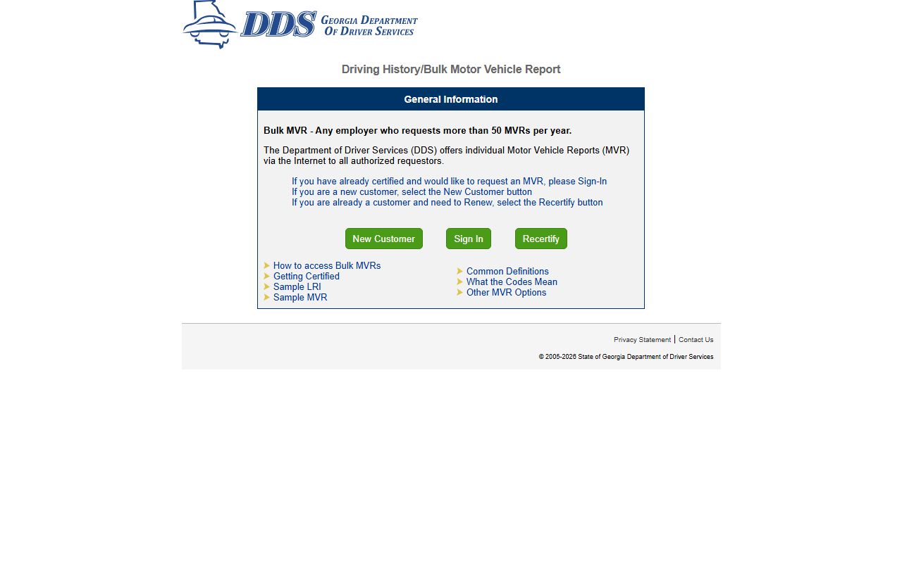 Pierce County traffic court records DDS online MVR portal