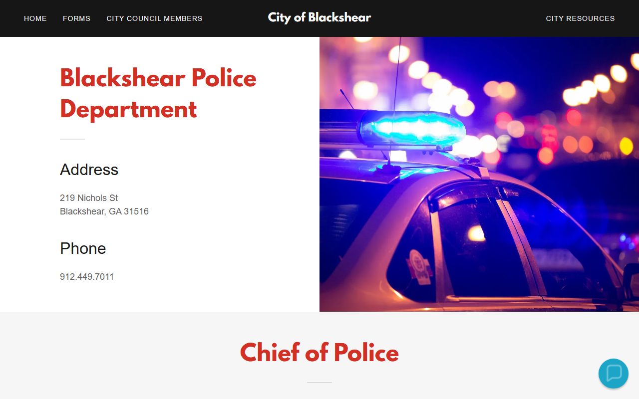 Pierce County warrant records Blackshear Police Department source